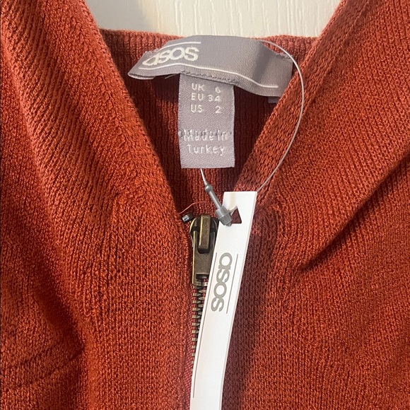 ASOS Rust Mini Dress - Picture 2 of 9